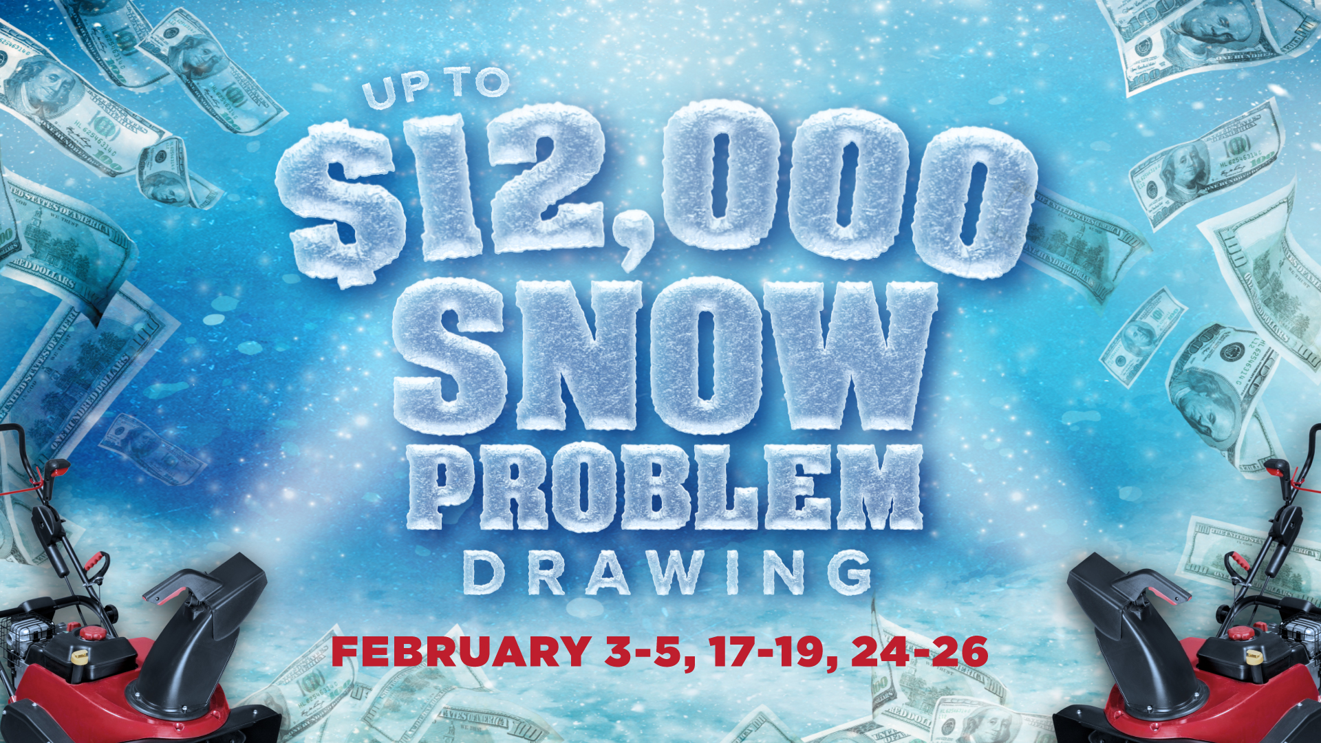 $12,000 Snow Problem Drawing