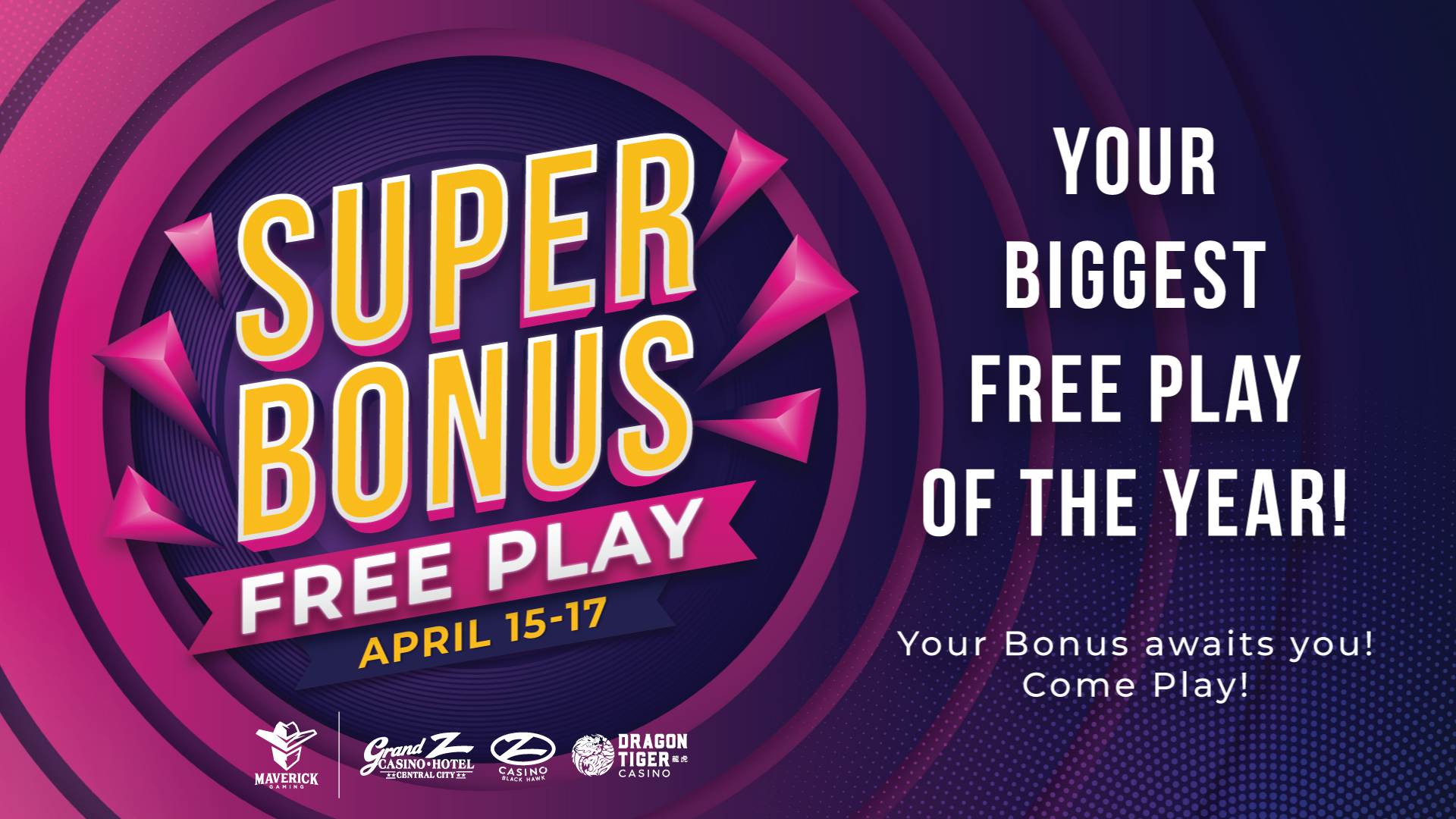 Super Bonus Free Play!