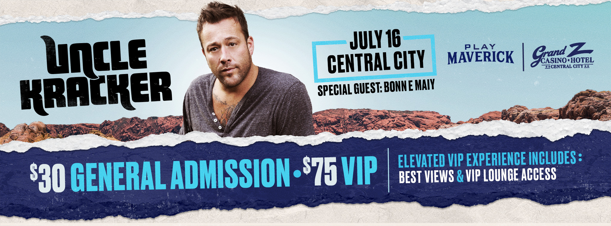 Uncle Kracker 2022 in Central City