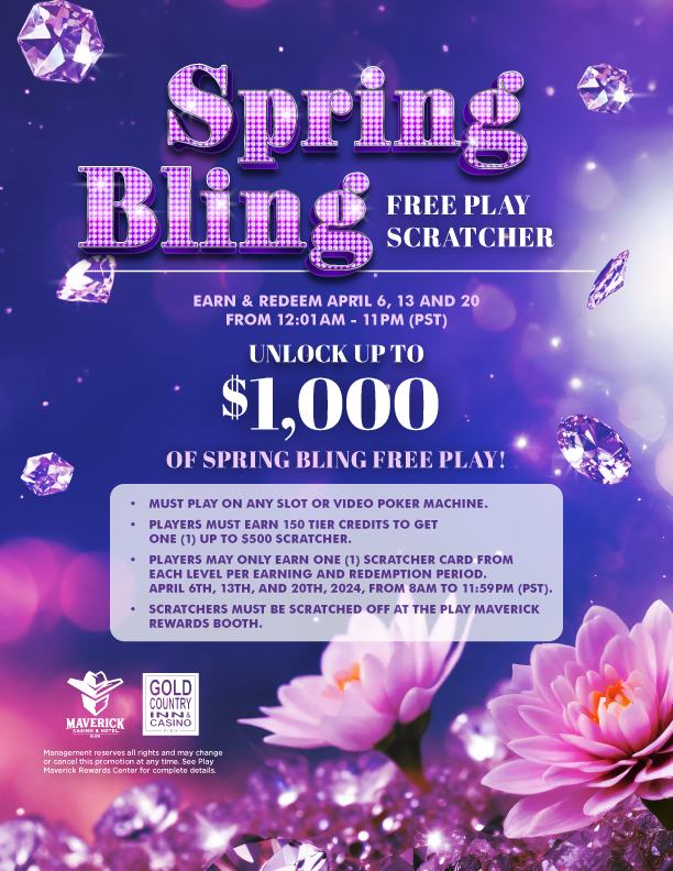 Maverick Casino and Hotel | Elko, NV Free Play Spring Scratch Off