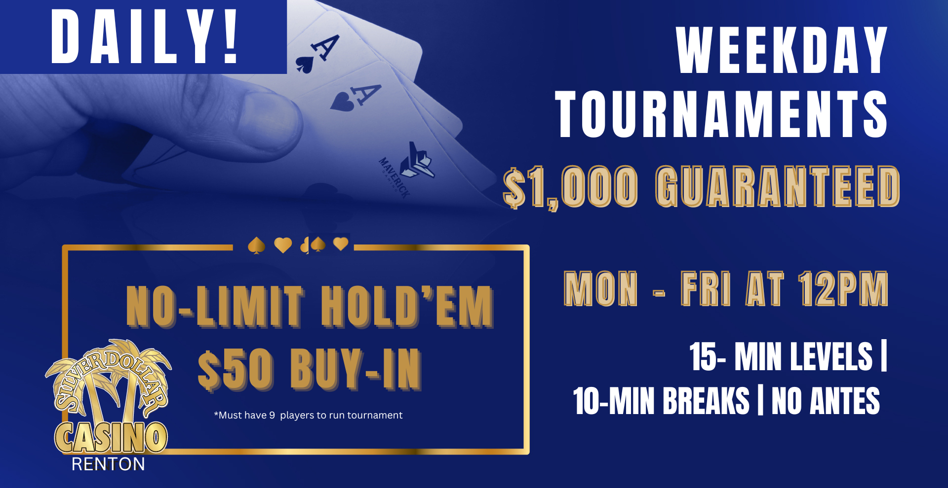 Silver Dollar Casino Renton | Weekday Poker Tournaments