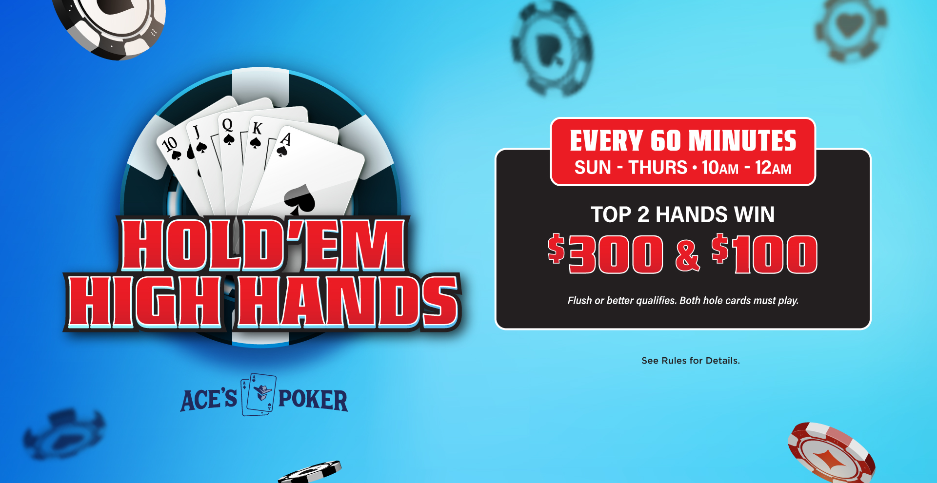 Ace's Poker | Weekday High Hands