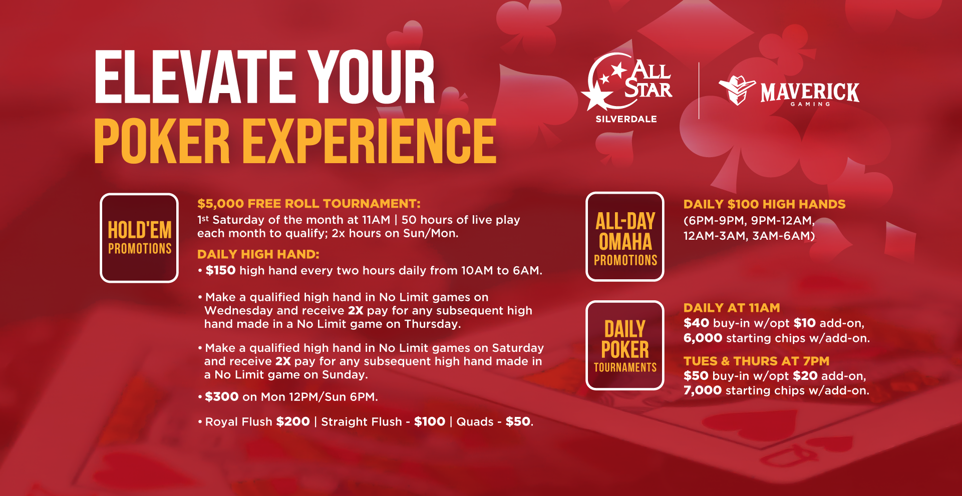 All Star Lanes and Casino | Elevate your Poker Experience