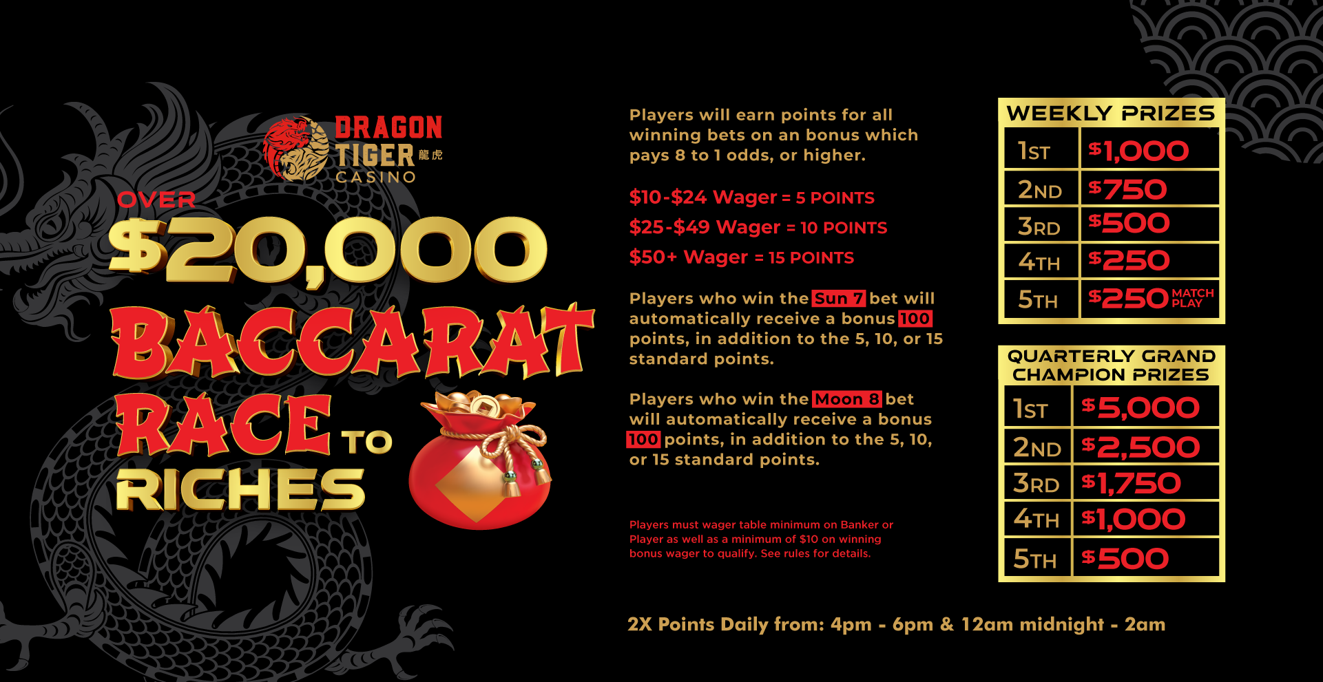 Dragon Tiger Casino Mountlake Terrace | Baccarat Race to Riches