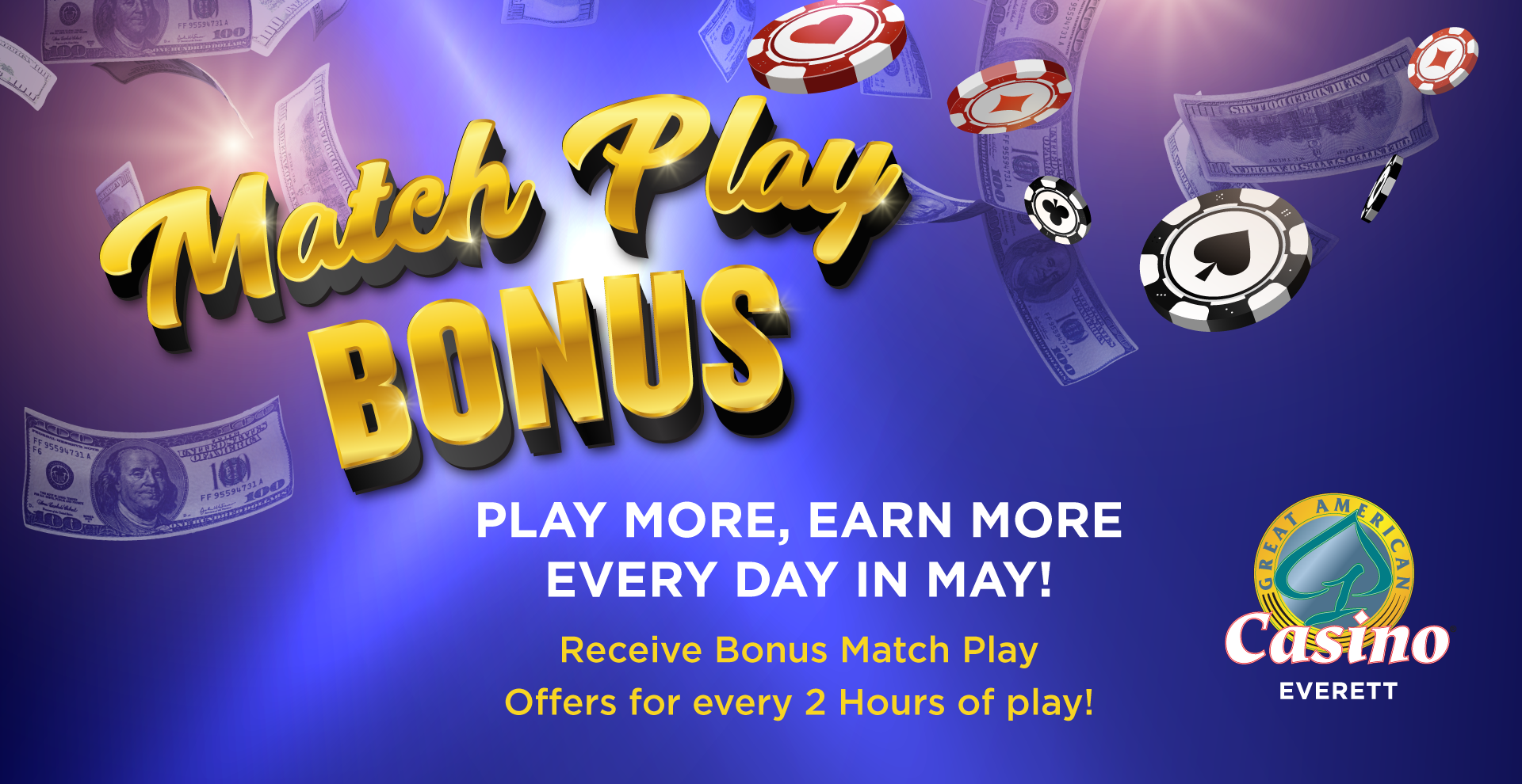 Great American Casino Everett | Match Play Bonus