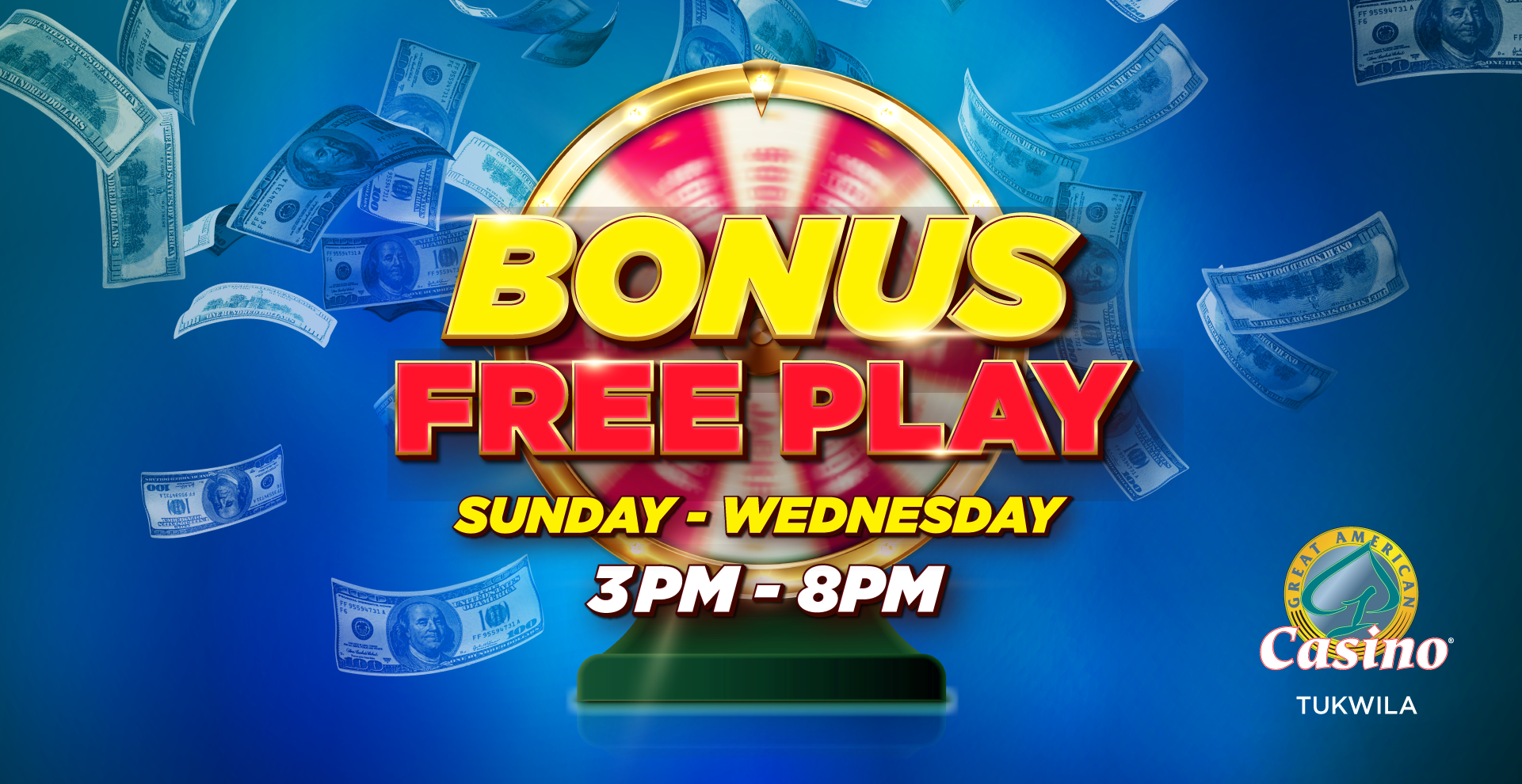 Great American Casino Tukwila | Bonus Free Play