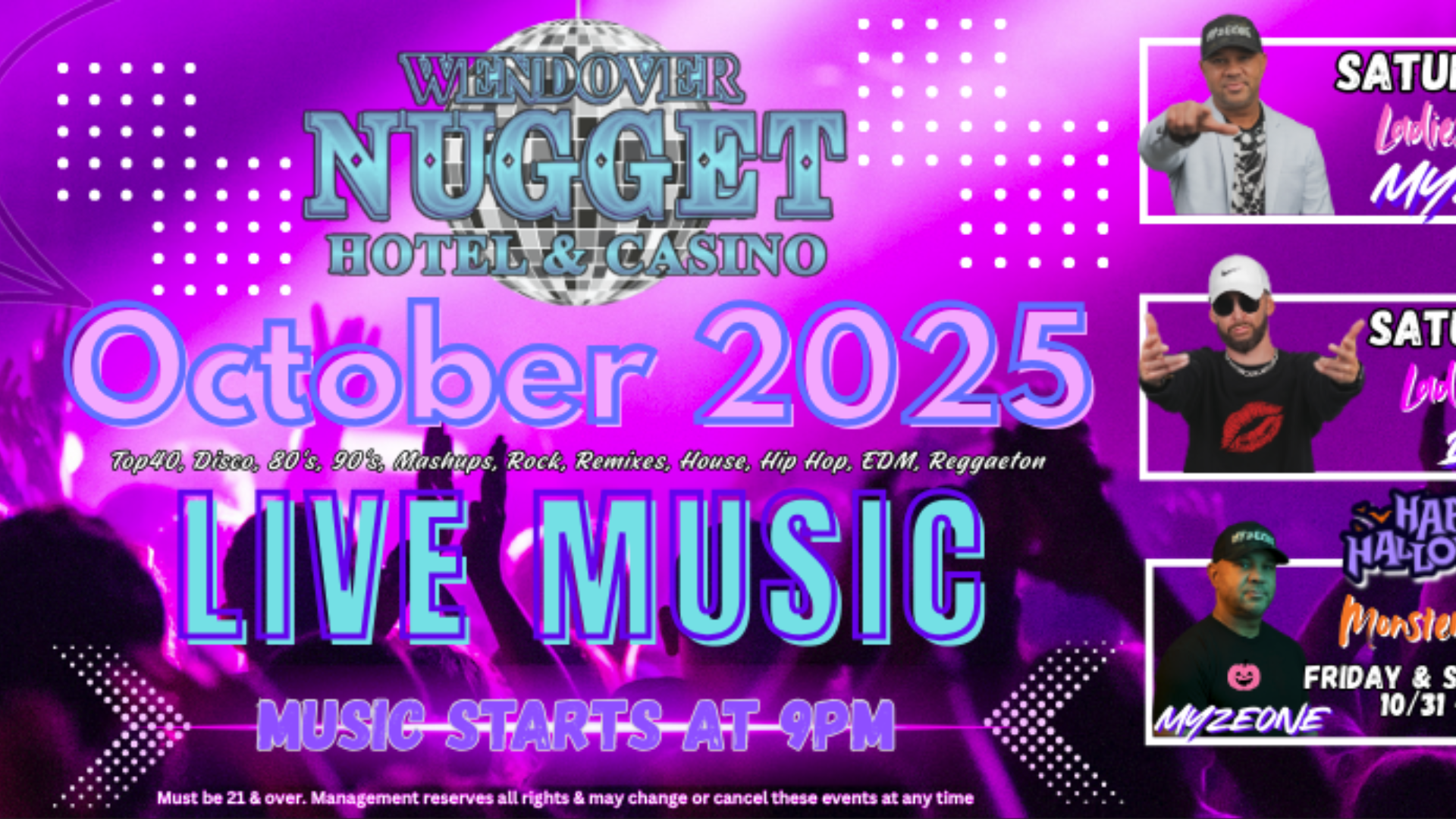 Live Music October in Wendover