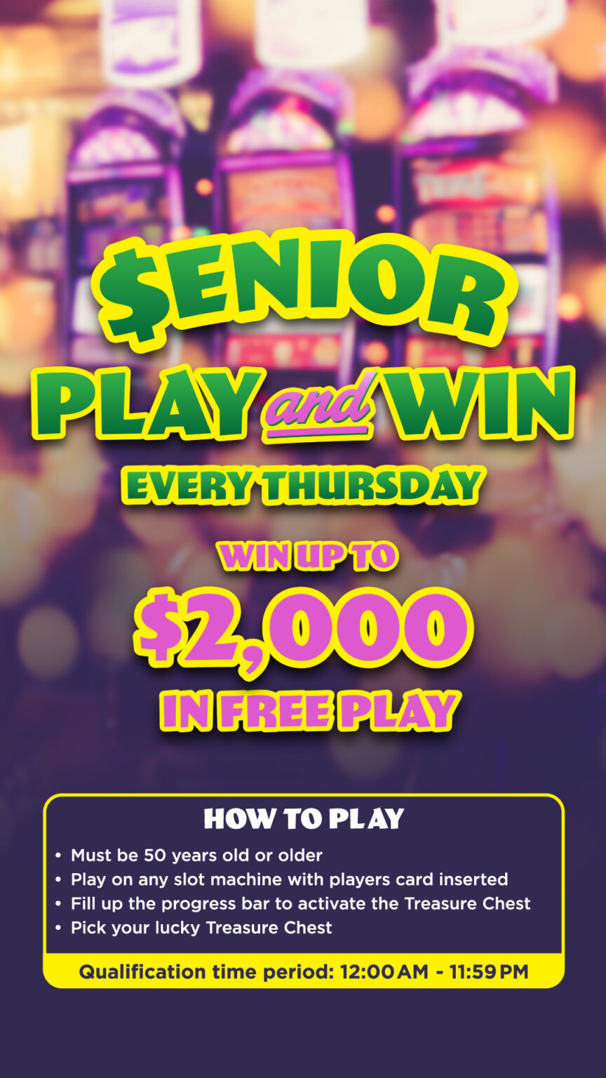 Senior Play and Win Wendover Nugget Hotel and Casino