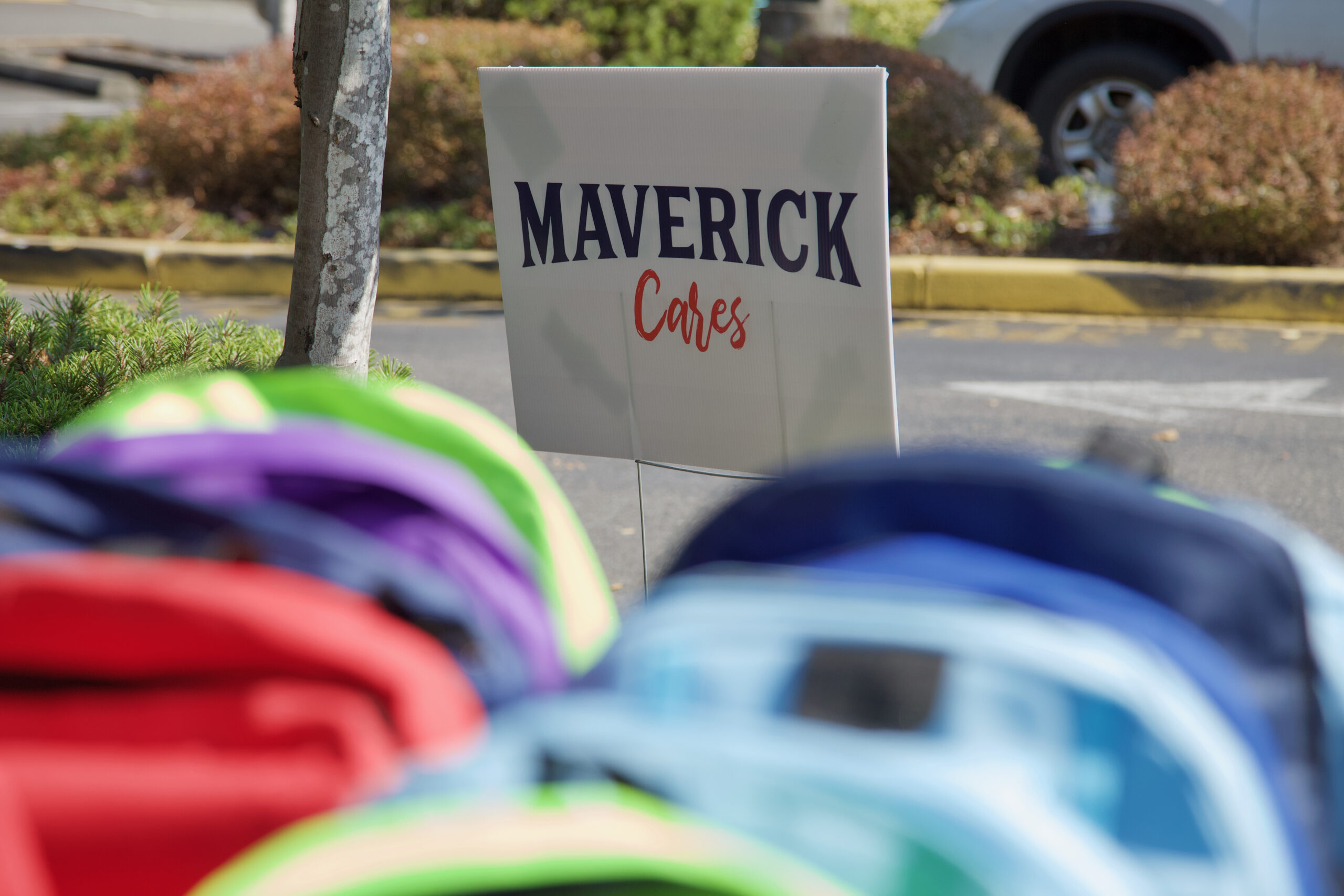 Maverick Cafes sign