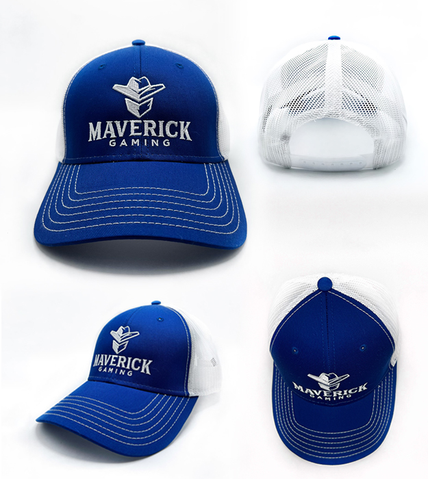 Blue Maverick Gaming Hat